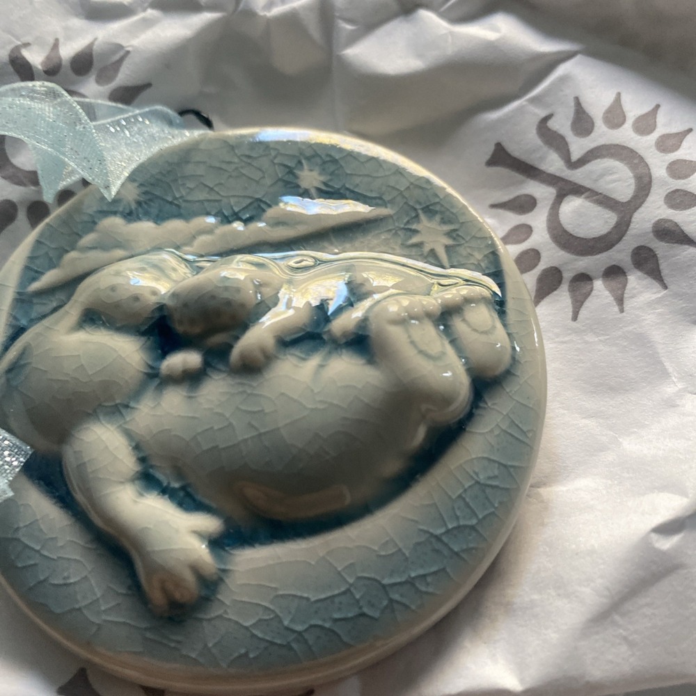 Rookwood Pottery Fiona The Hippo Ornament 2022 Second - Picture 4 of 8